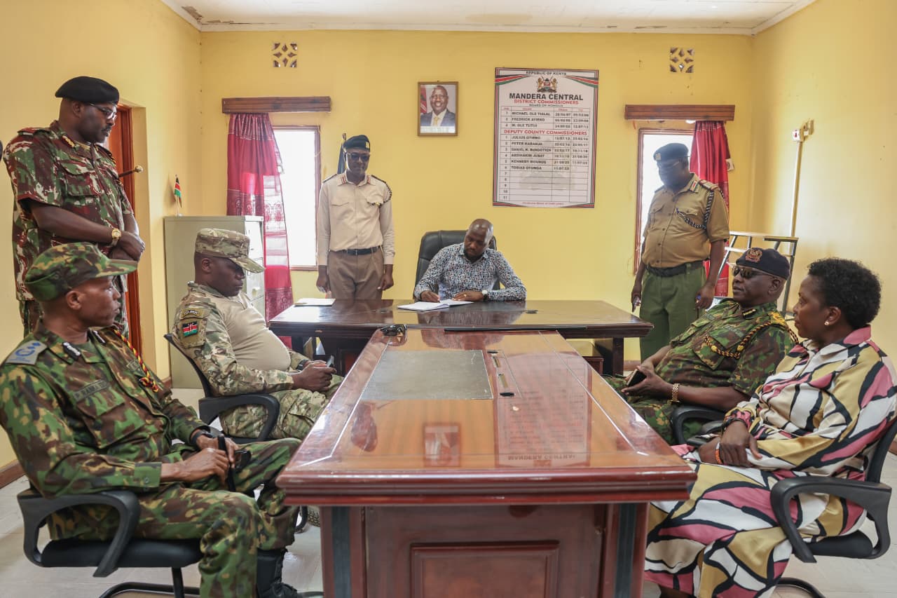Interior CS Murkomen Engages El Wak Leaders on Mandera Security Challenges